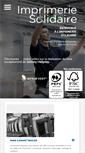 Mobile Screenshot of imprimerie-solidaire.com